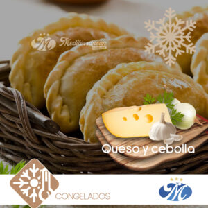 Empanadas de queso y cebolla
