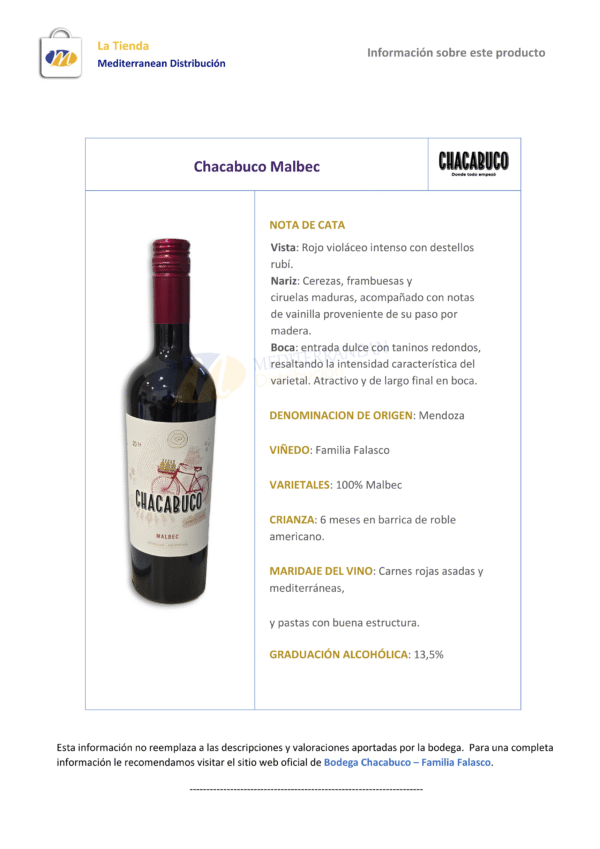 Chacabuco Malbec