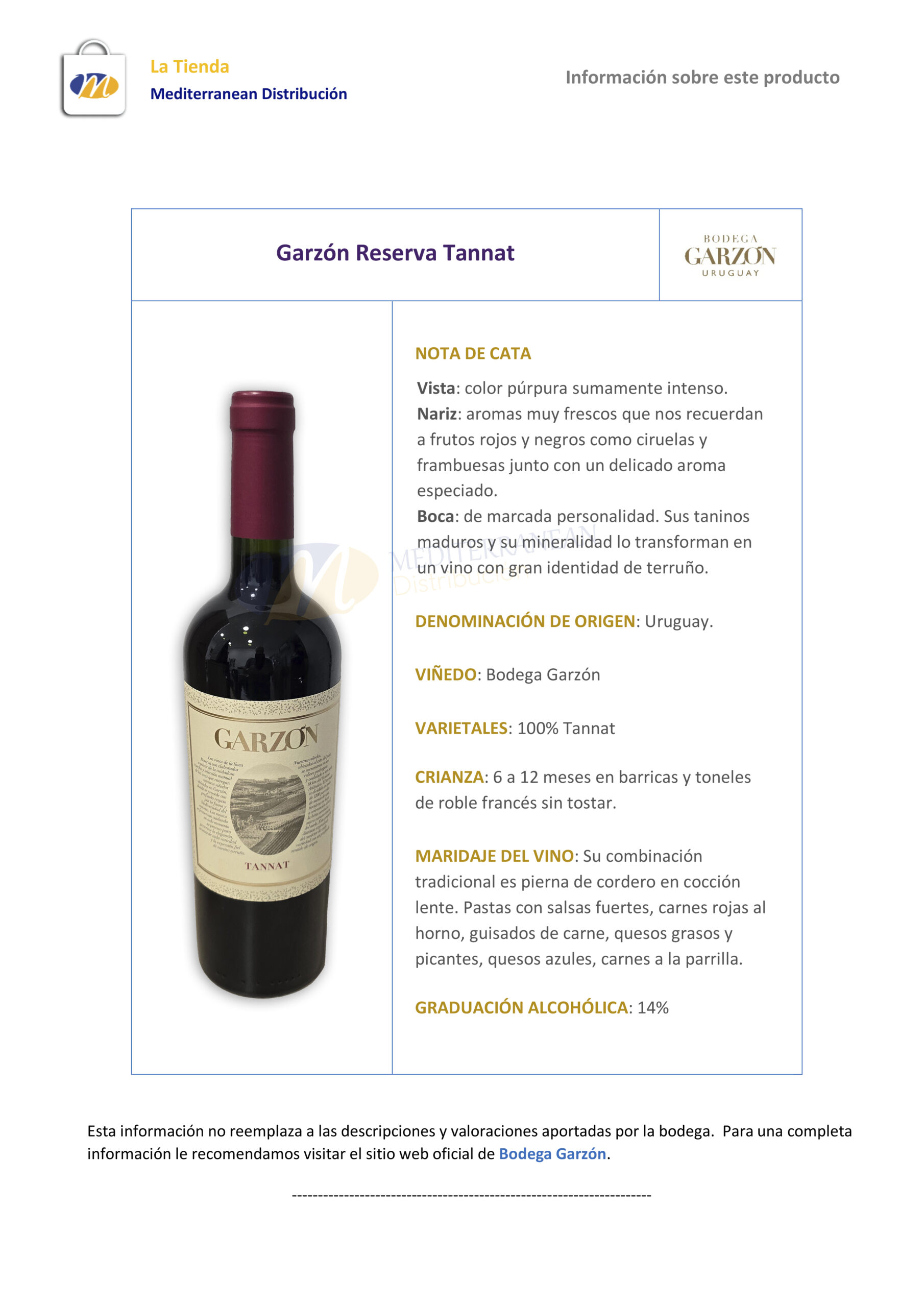 Garzón Reserva Tannat 2 Garzon Reserva Tannat